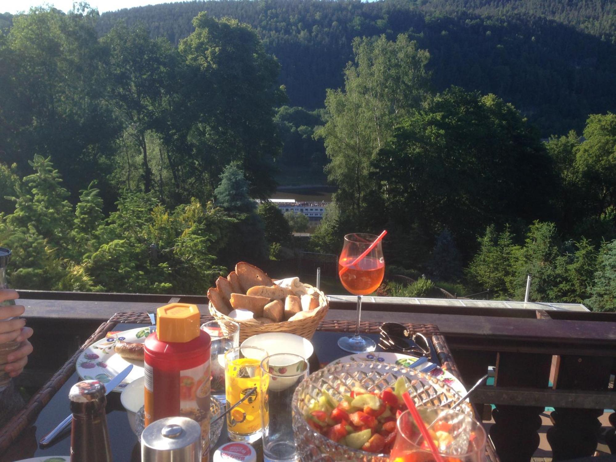 Ferienwohnung 1 Festungsblick Königstein an der Elbe Eksteriør bilde